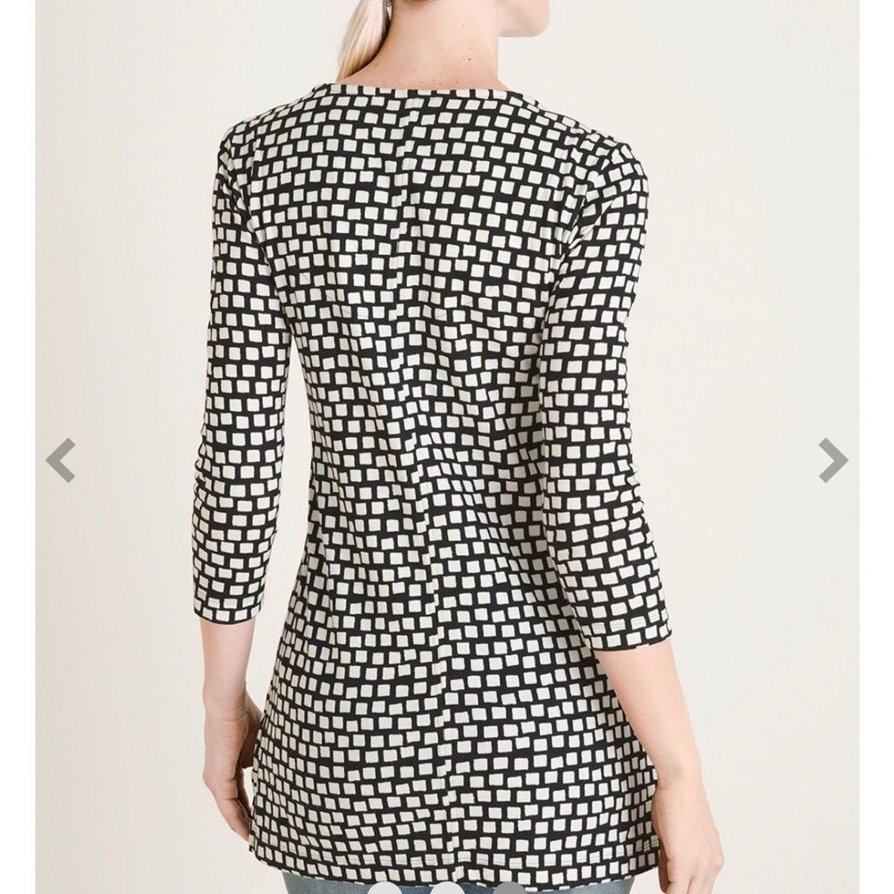 Pima cotton Chico’s shirt (Chico Size 0) - Picture 3 of 6